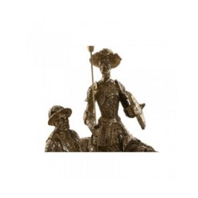 Statua Decorativa Home ESPRIT Dorato Resina 29 x 15 x 36 cm