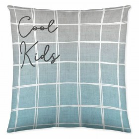 Fodera per cuscino Cool Kids Blue (50 x 50 cm)
