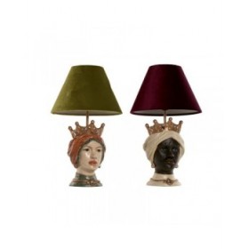 Lampada da tavolo Home ESPRIT Multicolore Resina 26 x 26 x 43 cm (2 Unità)