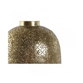 Portacandele Home ESPRIT Dorato Metallo Cristallo 24 x 24 x 33 cm