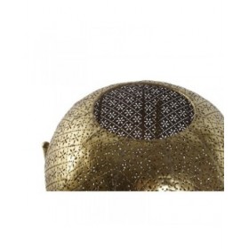 Portacandele Home ESPRIT Dorato Metallo Cristallo 29 x 29 x 26,5 cm