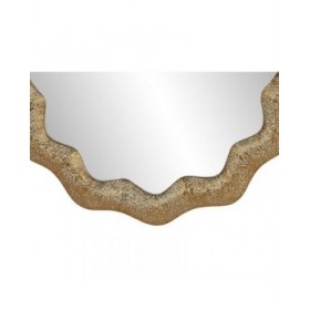Specchio da parete Home ESPRIT Dorato Arabo 81 x 3,5 x 81 cm