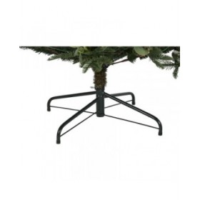 Albero di Natale Home ESPRIT Rosso Verde PVC Metallo 144 x 144 x 240 cm