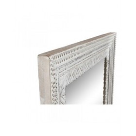 Specchio da parete Home ESPRIT Bianco Indiano Decapaggio 87 x 4 x 175 cm