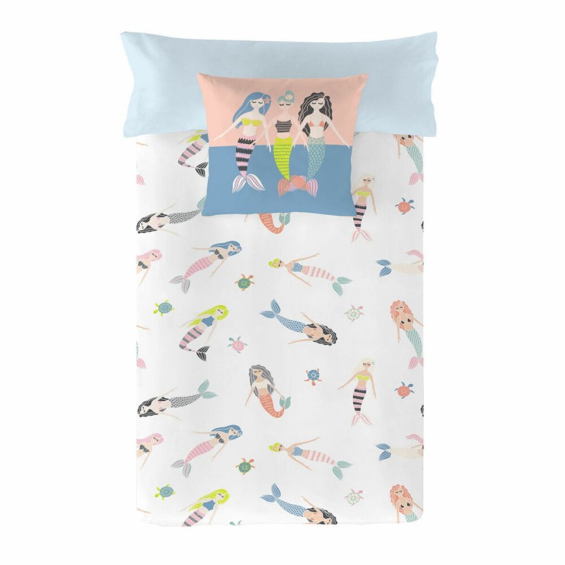 Copripiumino Naturals Mermaids Singolo 150 x 220 cm