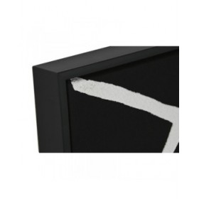 Quadro Home ESPRIT Bianco Nero Moderno 83 x 4 x 123 cm (2 Unità)