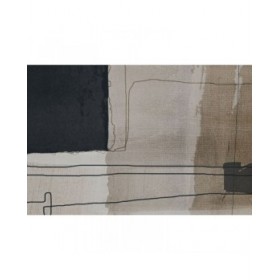 Quadro Home ESPRIT Nero Beige Astratto Città 83 x 4 x 123 cm (2 Unità)