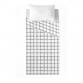 Lenzuolo Superiore Popcorn Ian Bw 160 x 270 cm (Singolo)