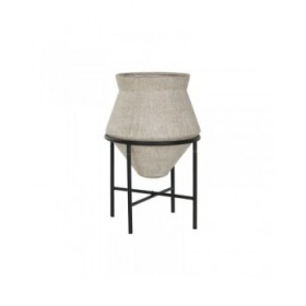 Vaso Home ESPRIT Metallo Magnesio 32,5 x 32,5 x 50 cm