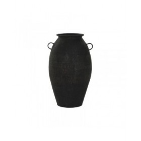 Vaso Home ESPRIT Nero Metallo 34,5 x 34,5 x 57 cm