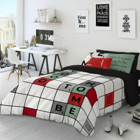 Copripiumino Naturals Scrabble Osimano 260 x 220 cm