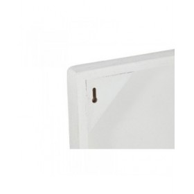 Decorazione da Parete Home ESPRIT Bianco Moderno 80 x 4 x 80 cm (2 Unità)
