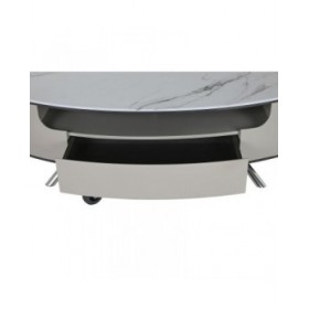 Tavolino da Caffè Home ESPRIT Bianco Beige 140 x 75 x 40 cm