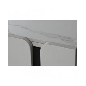 Mobile TV Home ESPRIT Bianco Nero Beige 200 x 40 x 42 cm