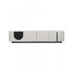 Mobile TV Home ESPRIT Bianco Nero Beige 200 x 40 x 42 cm