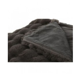 Coperta Home ESPRIT Marrone 220 x 240 x 1 cm