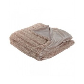 Coperta Home ESPRIT Rosa chiaro 220 x 240 x 1 cm