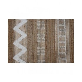 Tappeto Home ESPRIT Bianco Marrone Boho 140 x 200 x 1 cm
