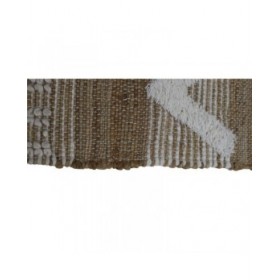 Tappeto Home ESPRIT Bianco Marrone Boho 140 x 200 x 1 cm