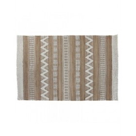 Tappeto Home ESPRIT Bianco Marrone Boho 160 x 230 x 1 cm