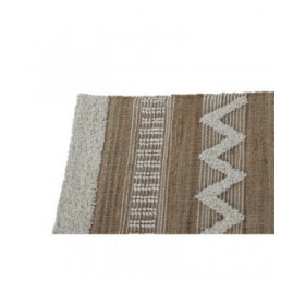 Tappeto Home ESPRIT Bianco Marrone Boho 160 x 230 x 1 cm