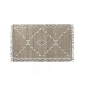 Tappeto Home ESPRIT Bianco Naturale Boho 160 x 230 x 1 cm