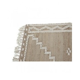 Tappeto Home ESPRIT Bianco Naturale Boho 160 x 230 x 1 cm