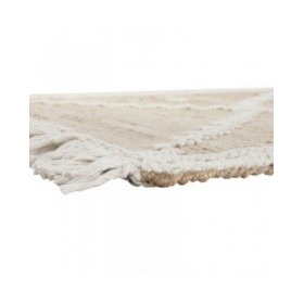 Tappeto Home ESPRIT Bianco Naturale Boho 160 x 230 x 1 cm