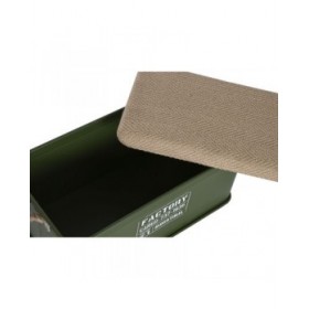 Set di Bauli Home ESPRIT Verde scuro Naturale Metallo Corda Fibra 69 X 37 X 37,5 cm (3 Unità)