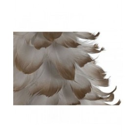 Albero di Natale Home ESPRIT Bianco Dorato Cartone Piuma 22 x 22 x 46 cm (2 Unità)