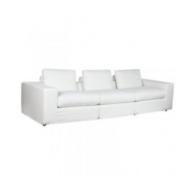 Divano Home ESPRIT Bianco Moderno 286 x 95,5 x 57 cm