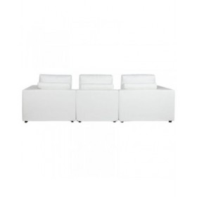 Divano Home ESPRIT Bianco Moderno 286 x 95,5 x 57 cm