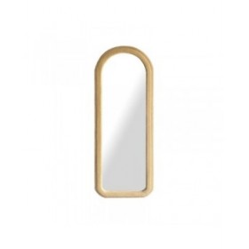 Specchio da parete Home ESPRIT Marrone Velluto Scandi 60 x 4 x 160 cm