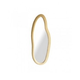 Specchio da parete Home ESPRIT Marrone Velluto Scandi 60 x 4 x 160 cm