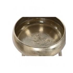 Vaso Home ESPRIT Dorato Alluminio Moderno 35,5 X 35,5 X 77 cm