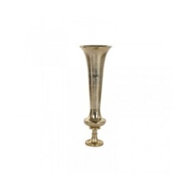 Vaso Home ESPRIT Dorato Alluminio Moderno Calice 32 X 32 X 98 cm