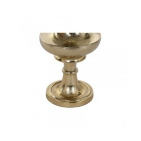 Vaso Home ESPRIT Dorato Alluminio Moderno Calice 32 X 32 X 98 cm