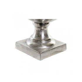 Vaso Home ESPRIT Argentato Alluminio Moderno Calice 28,5 X 28,5 X 61,5 cm