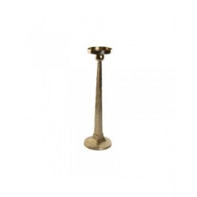 Portacandele Home ESPRIT Dorato Alluminio 18,5 X 18,5 X 64,5 cm