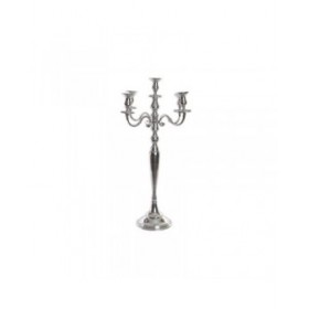 Candelabro Home ESPRIT Argentato Alluminio Cromato 42 x 42 x 70 cm