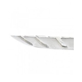 Centrotavola Home ESPRIT Argentato Alluminio Moderno Foglia della pianta 38,5 x 28 x 3 cm