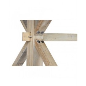 Tavolo da Pranzo Home ESPRIT Naturale Legno Riciclato Legno di olmo 180 x 90 x 76 cm