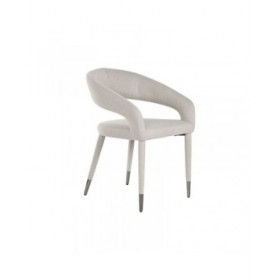 Sedia da Sala da Pranzo Home ESPRIT Beige Poliestere Metallo 57,5 X 60 X 81 cm