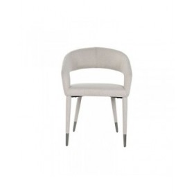 Sedia da Sala da Pranzo Home ESPRIT Beige Poliestere Metallo 57,5 X 60 X 81 cm