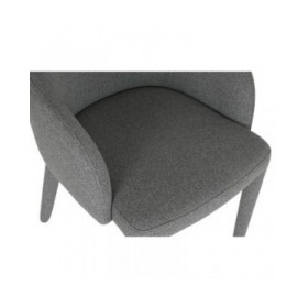 Sedia da Sala da Pranzo Home ESPRIT Grigio Poliestere Metallo 59 X 63 X 86 cm