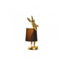 Lampada da tavolo Home ESPRIT Nero Dorato Resina 40 W 220 V 16 x 16 x 43 cm