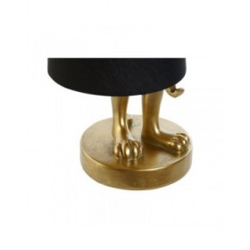 Lampada da tavolo Home ESPRIT Nero Dorato Resina 40 W 220 V 16 x 16 x 43 cm