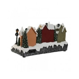 Decorazione Natalizia Home ESPRIT Multicolore Musicale 32 X 18,5 X 19 cm