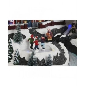 Decorazione Natalizia Home ESPRIT Multicolore Musicale 33 X 31 X 38 cm