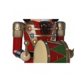 Decorazione Natalizia Home ESPRIT Multicolore Musicale Schiaccianoci 38 X 45 X 122 cm